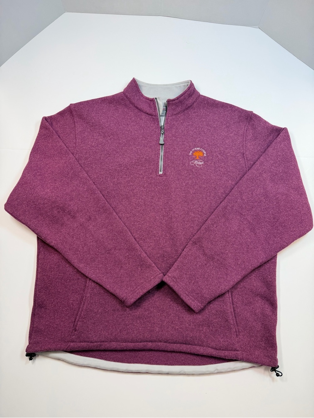 Peter Millar Quarter-Zip Fleece Pullover men’s XXL The Ocean Course Kiawah